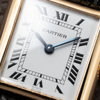 Cartier Tank Louis Paris Dial 18K Yellow Gold PM Ref 78087 from 1980s