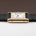 Cartier Tank Louis Paris Dial 18K Yellow Gold PM Ref 78087 from 1980s