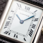 Cartier Tank Louis “Paris” Extra Plat 18K White Gold Ref. 96019 From 1980s
