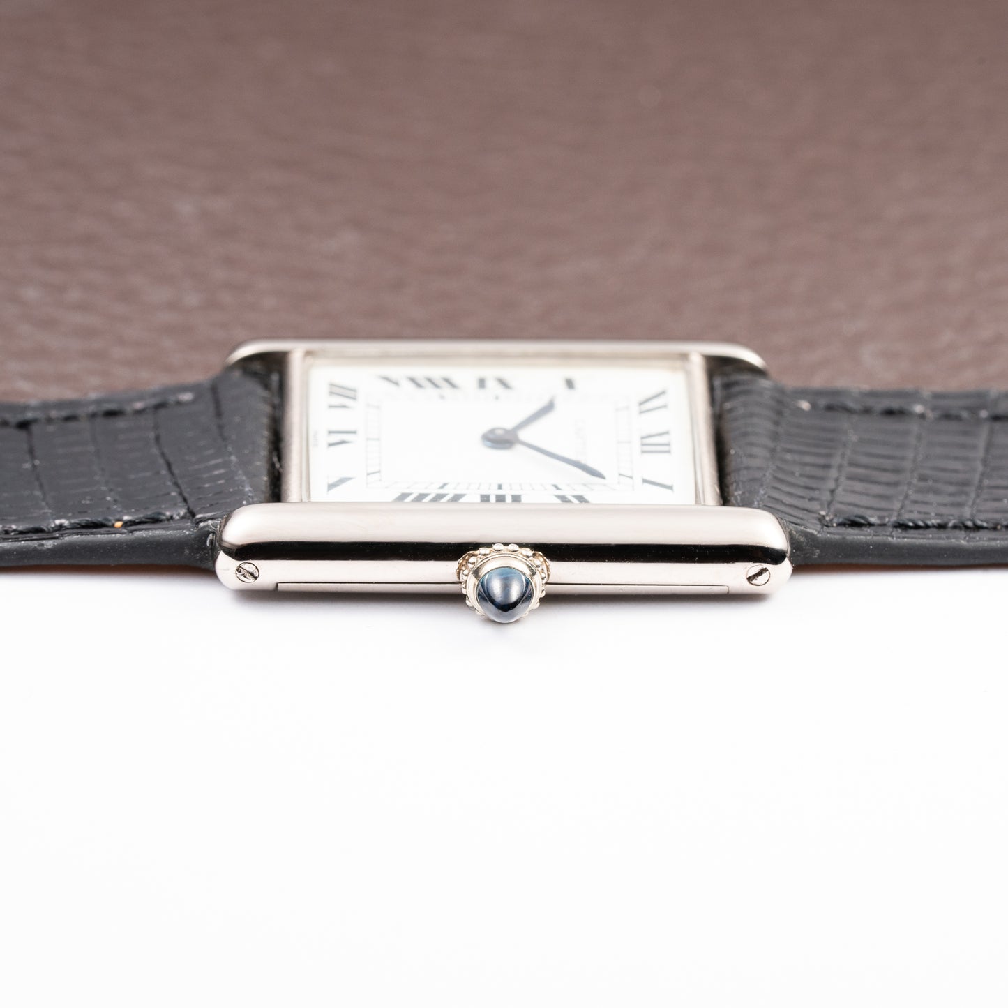 Cartier Tank Louis “Paris” Extra Plat 18K White Gold Ref. 96019 From 1980s