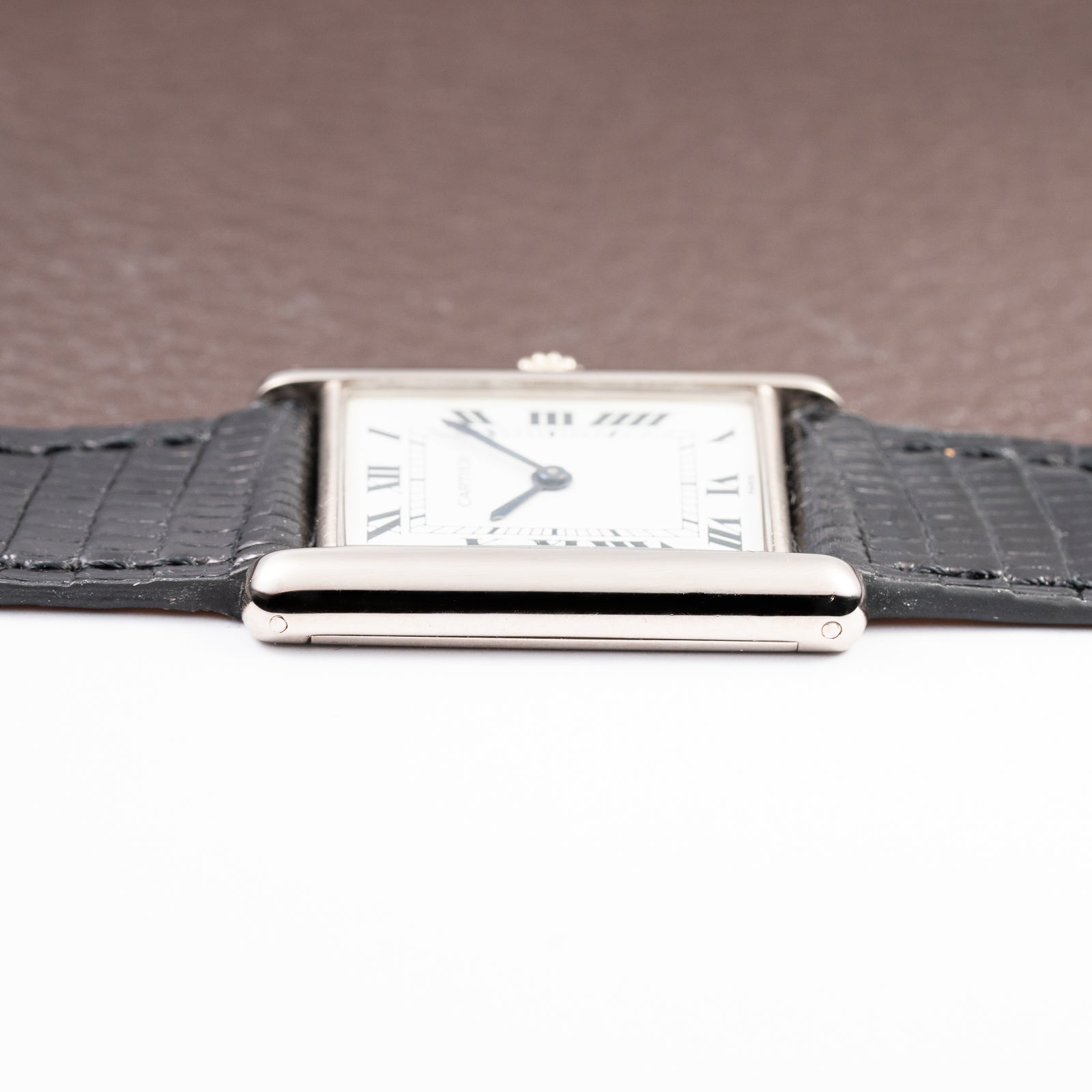 Cartier Tank Louis “Paris” Extra Plat 18K White Gold Ref. 96019 From 1980s