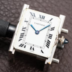 Cartier Tank Louis “Paris” Extra Plat 18K White Gold Ref. 96019 From 1980s