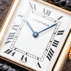 Cartier Tank Louis 'Paris' Dial 18K Yellow Gold GM LM Ref. 78086 from 1970s