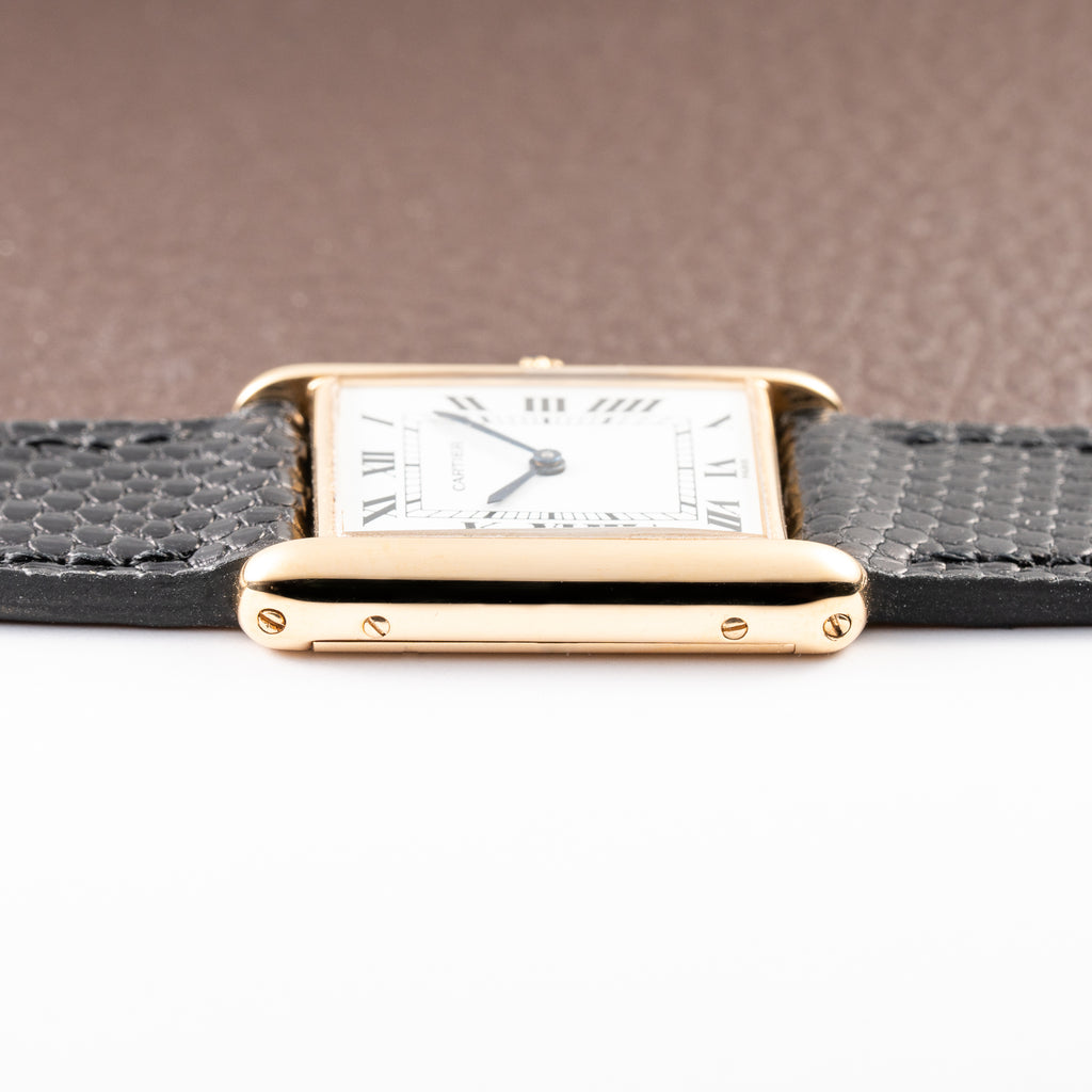 Cartier Tank Louis 'Paris' Dial 18K Yellow Gold GM LM Ref. 78086 from 1970s