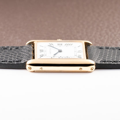 Cartier Tank Louis 'Paris' Dial 18K Yellow Gold GM LM Ref. 78086 from 1970s