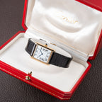Cartier Tank Louis 'Paris' Dial 18K Yellow Gold GM Ref. 78086 From 1970s
