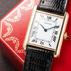Cartier Tank Louis 'Paris' Dial 18K Yellow Gold GM Ref. 78086 From 1970s