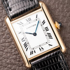 Cartier Tank Louis 'Paris' Dial 18K Yellow Gold GM Ref. 78086 From 1970s