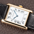Cartier Tank Louis 'Paris' Dial 18K Yellow Gold GM Ref. 78086 From 1970s