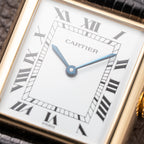 Cartier Tank Louis 'Paris' Dial 18K Yellow Gold GM Ref. 78086 From 1970s