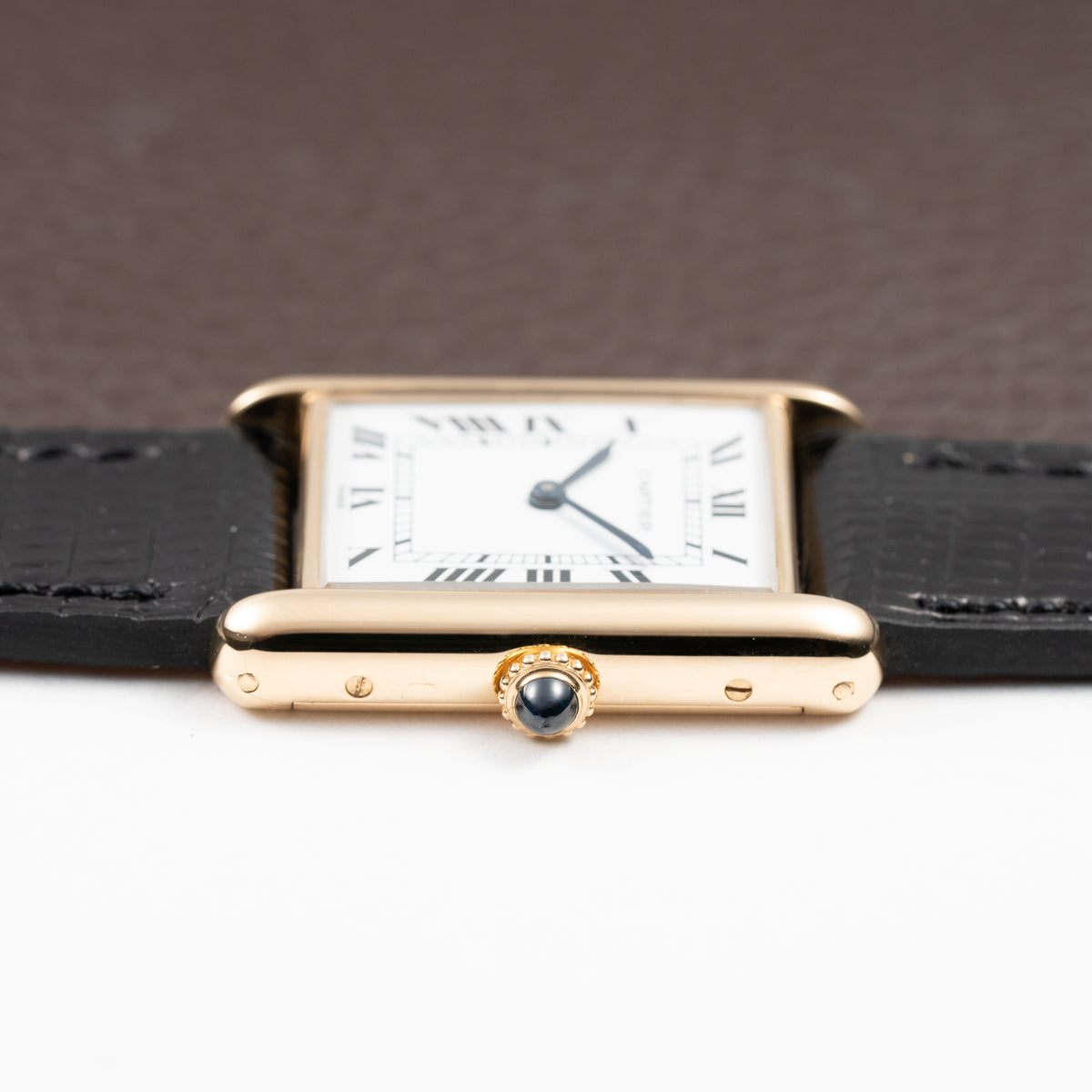 Cartier Tank Louis 'Paris' Dial 18K Yellow Gold GM Ref. 78086 From 1970s