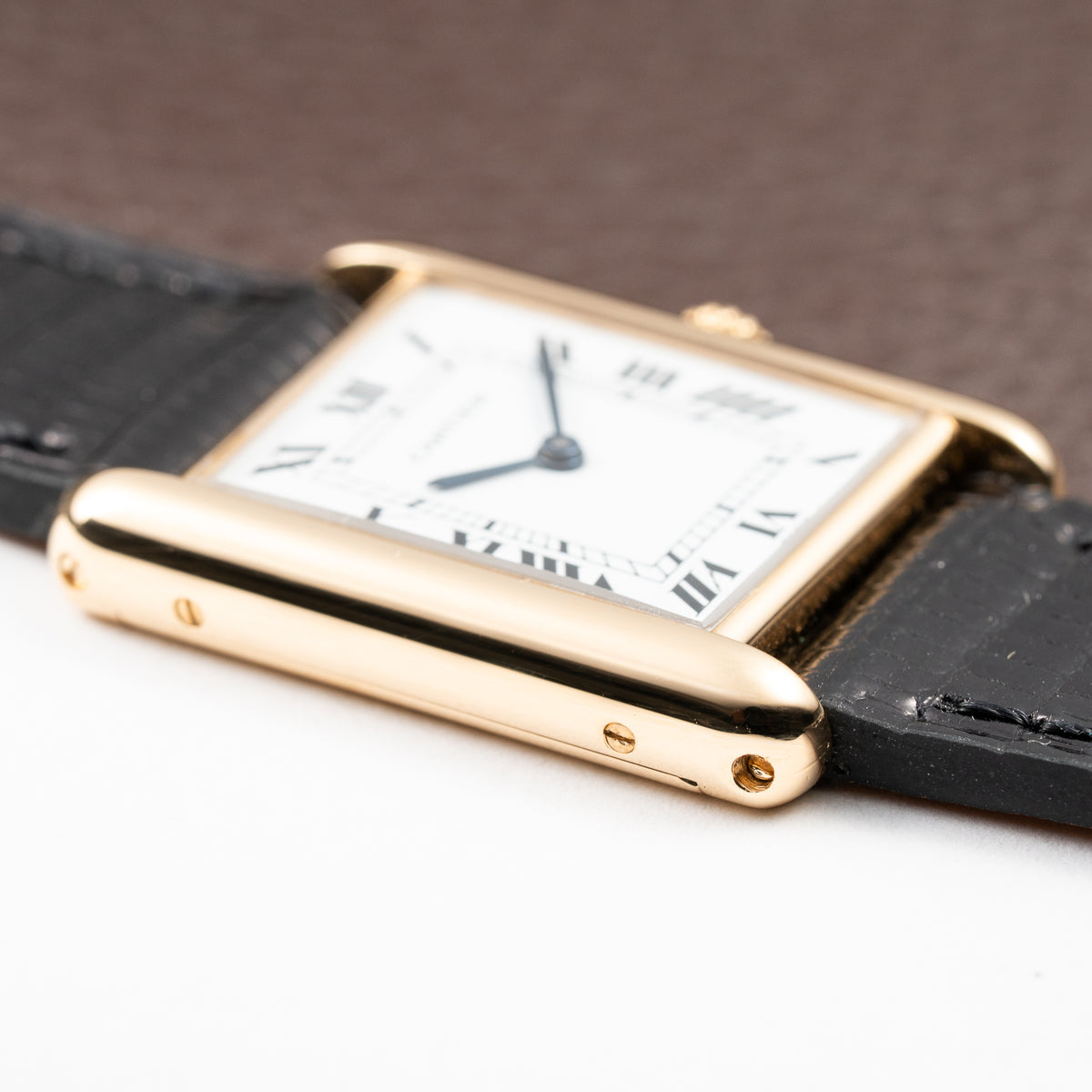 Cartier Tank Louis 'Paris' Dial 18K Yellow Gold GM Ref. 78086 From 1970s
