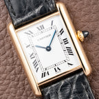 Cartier Tank Louis Paris Dial 18K Yellow Gold GM LM Ref. 78086 from 1970s