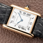 Cartier Tank Louis Paris Dial 18K Yellow Gold GM LM Ref. 78086 from 1970s