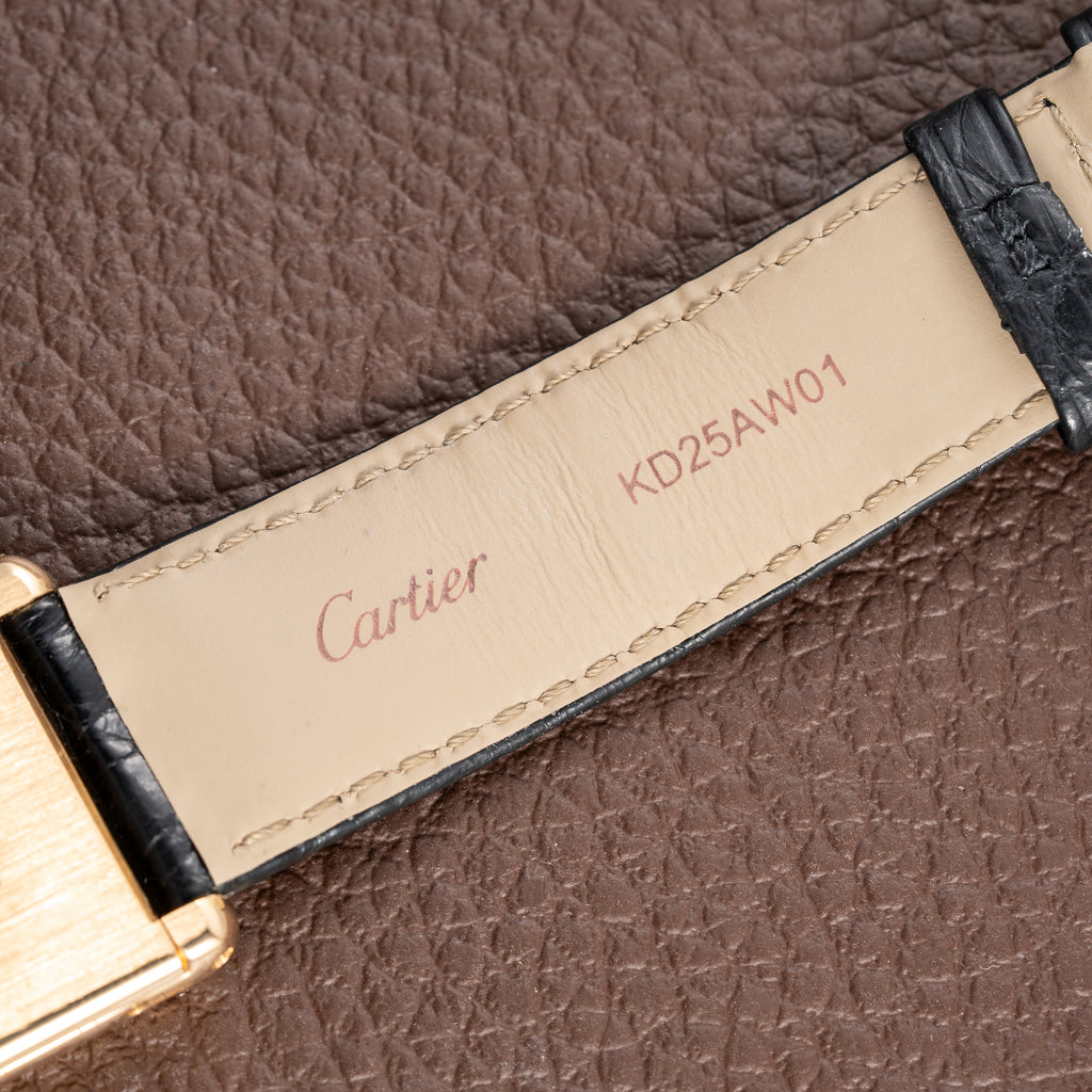 Cartier Tank Louis Paris Dial 18K Yellow Gold GM LM Ref. 78086 from 1970s