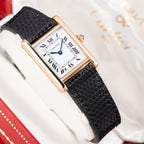 Cartier Tank Louis 'Paris' Dial 18K Yellow Gold PM Ref 78087 from 1970s
