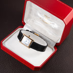 Cartier Tank Louis 'Paris' Dial 18K Yellow Gold PM Ref 78087 from 1970s