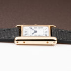 Cartier Tank Louis 'Paris' Dial 18K Yellow Gold PM Ref 78087 from 1970s