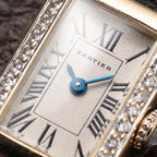 Cartier Tank Mini Allongée Factory Diamond Set Full Set 18k Yellow Gold Ref. 828004 from 1994