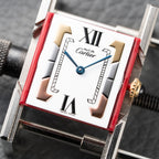 Cartier Must de Tank Vermeil Trinity Dial Reference 590005