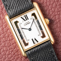 Cartier Must de Tank Vermeil Trinity Dial Reference 590005