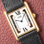 Cartier Must de Tank Vermeil Trinity Dial Reference 590005