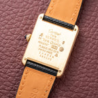 Cartier Must de Tank Vermeil Trinity Dial Reference 590005