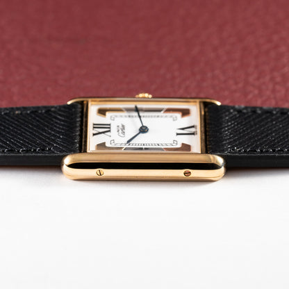 Cartier Must de Tank Vermeil Trinity Dial Reference 590005