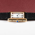 Cartier Must de Tank Vermeil Trinity Dial Reference 590005