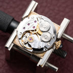 Cartier Tank Must de Vermeil ‘Turtle Shell’ Brown Wood Dial PM from 1980s