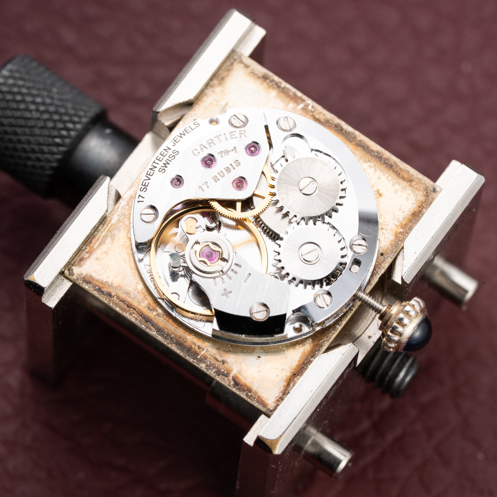 Cartier Tank Must de Vermeil Lemon Champagne Dial GM from 1990s