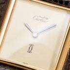 Cartier Tank Must de Vermeil Lemon Champagne Dial GM from 1990s