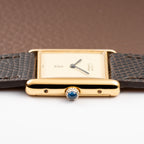 Cartier Tank Must de Vermeil Lemon Champagne Dial GM from 1990s
