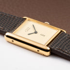 Cartier Tank Must de Vermeil Lemon Champagne Dial GM from 1990s