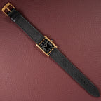Cartier Tank Must de Black Roman Dial Vermeil GM from 1980s