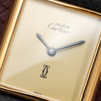 Cartier Tank Must de Vermeil Lemon Champagne Dial GM from 1990s