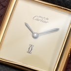 Cartier Tank Must de Vermeil Lemon Champagne Dial GM from 1990s