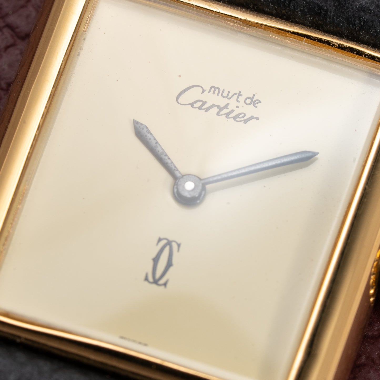 Cartier Tank Must de Vermeil Lemon Champagne Dial GM from 1990s
