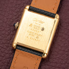 Cartier Tank Must de Vermeil Lemon Champagne Dial GM from 1990s
