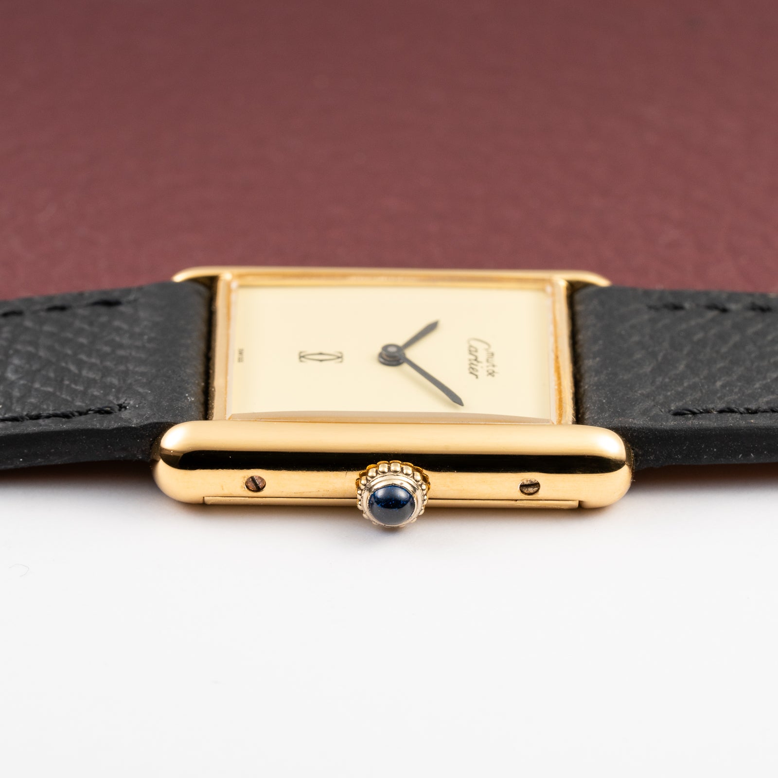 Cartier Tank Must de Vermeil Lemon Champagne Dial GM from 1990s