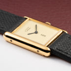 Cartier Tank Must de Vermeil Lemon Champagne Dial GM from 1990s
