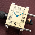 Cartier Tank Must de Vermeil Lemon Roman GM from 1980s