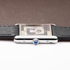 Cartier Tank Must de Rare Art Deco Purple Dial Full Set Ref. 690006 from 1990