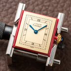 Cartier Must de Tank Vermeil Art Deco Roman Dial PM Reference 3 66001