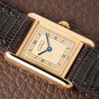 Cartier Must de Tank Vermeil Art Deco Roman Dial PM Reference 3 66001