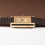 Cartier Must de Tank Vermeil Art Deco Roman Dial PM Reference 3 66001