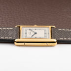 Cartier Tank Must de Vermeil Silver Art Deco Roman Dial GM Reference 6 81006