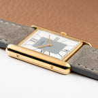 Cartier Must de Tank Vermeil Grey Art Deco Dial Reference 590005 from 1990s