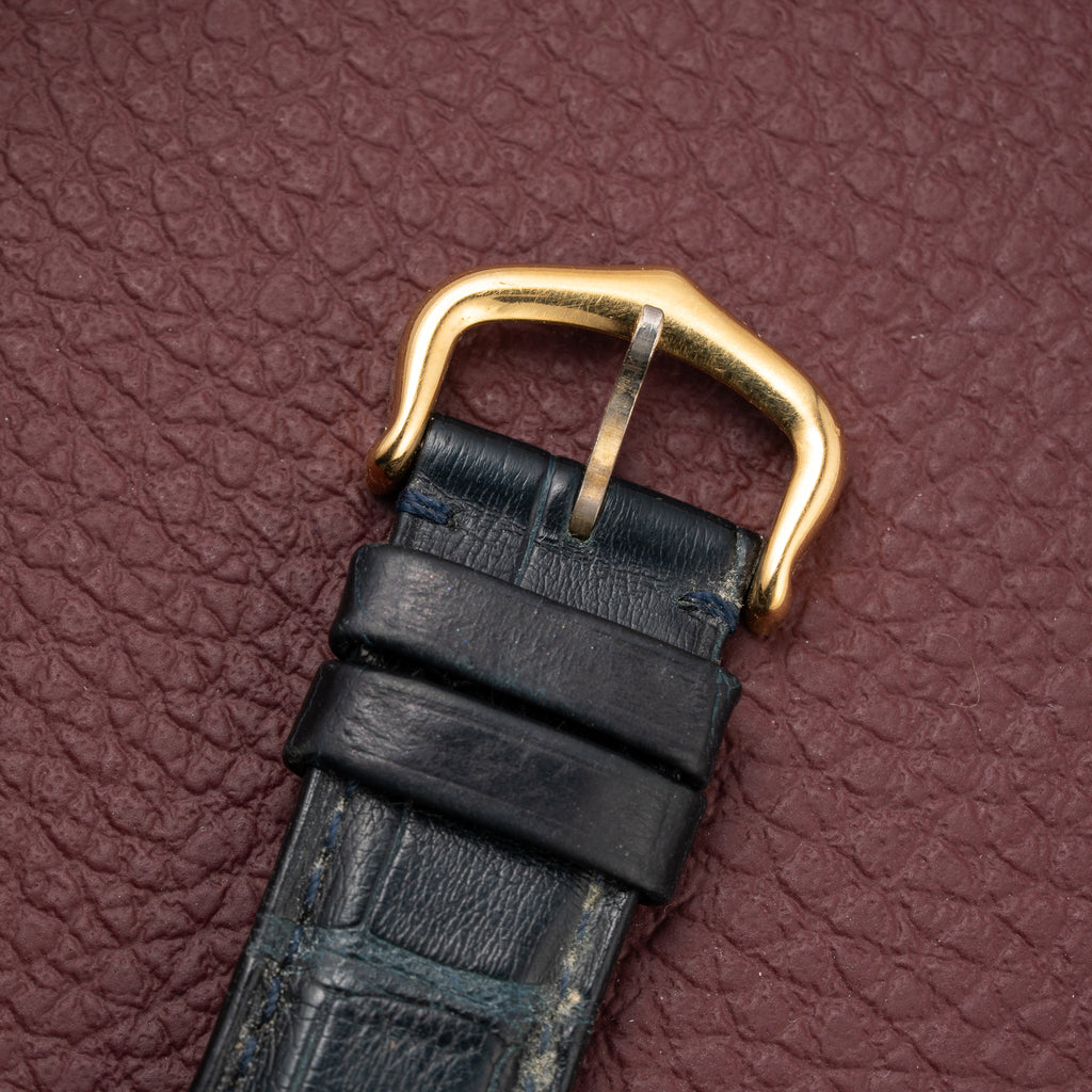 Cartier Must de Tank Vermeil Grey Art Deco Dial Full Set Box & Papers Ref. 590005 from 1998