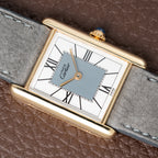 Cartier Must de Tank Vermeil Grey Art Deco Dial Reference 590005 from 1990s